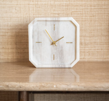 Clock Pablia Marble - Things I Like Things I Love