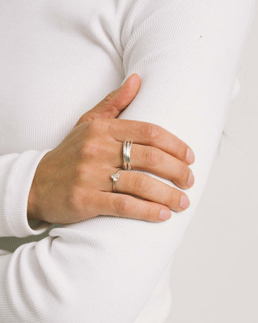 Clover Ring Silver - Things I Like Things I Love