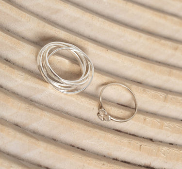 Clover Ring Silver - Things I Like Things I Love