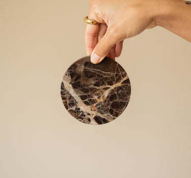 Coaster Marble Brown 1PC - Things I Like Things I Love