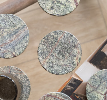 Coaster Marble Green - Things I Like Things I Love