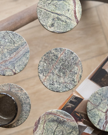 Coaster Marble Green - Things I Like Things I Love