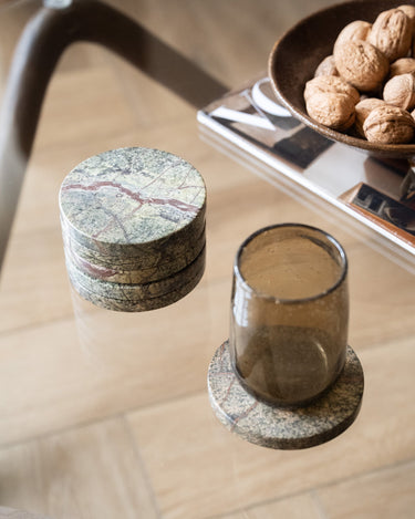 Coaster Marble Green - Things I Like Things I Love