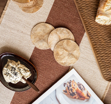 Coaster Shell Gold 1PC - Things I Like Things I Love