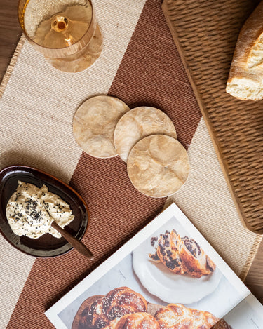 Coaster Shell Gold 1PC - Things I Like Things I Love