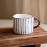 Coffee Mug Anafi Blue Stripe - Things I Like Things I Love