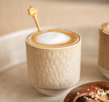 Coffee Mug Miyaki Stripes / Hammered - Things I Like Things I Love