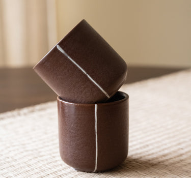 Coffee Mug Moa Burgundy Red - Things I Like Things I Love