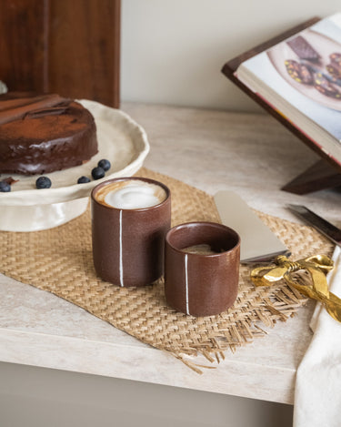 Coffee Mug Moa Burgundy Red - Things I Like Things I Love