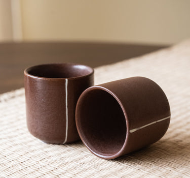 Coffee Mug Moa Burgundy Red - Things I Like Things I Love