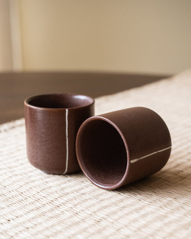 Coffee Mug Moa Burgundy Red - Things I Like Things I Love