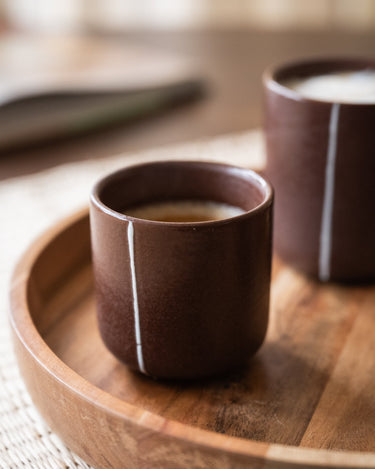 Coffee Mug Moa Burgundy Red - Things I Like Things I Love