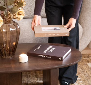 Coffee Table / Storage Book Japandi Calm Linen - Things I Like Things I Love