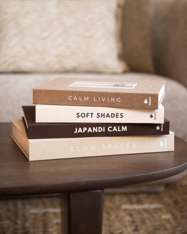 Coffee Table / Storage Book Japandi Calm Linen - Things I Like Things I Love