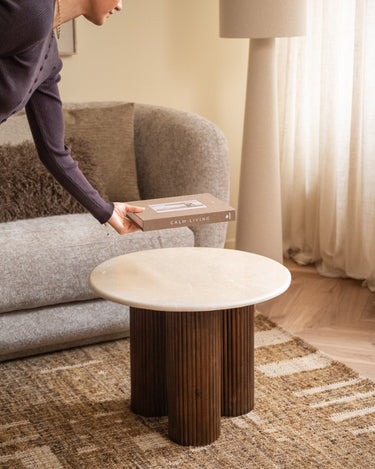 Coffee Table Xav Marble Beige - Things I Like Things I Love