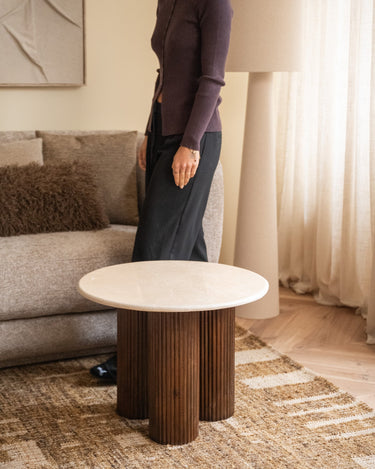 Coffee Table Xav Marble Beige - Things I Like Things I Love