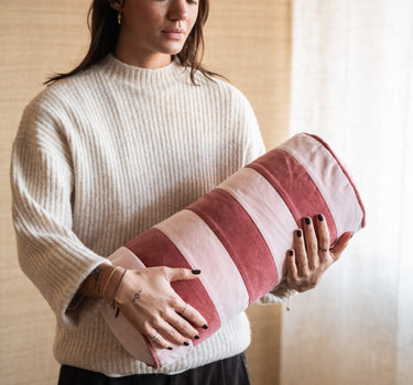 Cushion Bolster Mika Velvet - Things I Like Things I Love