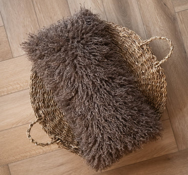 Cushion Bubion Furry Brown - Things I Like Things I Love