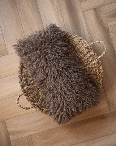 Cushion Bubion Furry Brown - Things I Like Things I Love