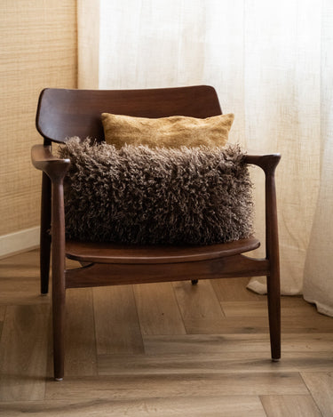 Cushion Bubion Furry Brown - Things I Like Things I Love