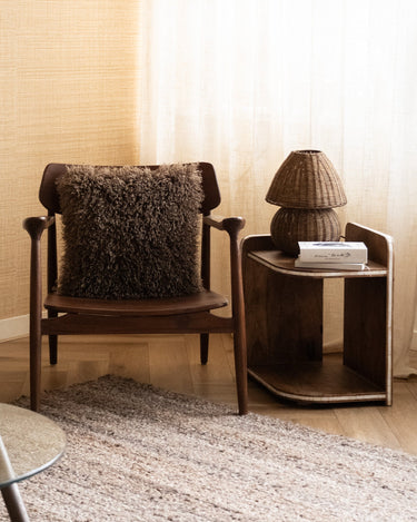 Cushion Bubion Furry Brown - Things I Like Things I Love