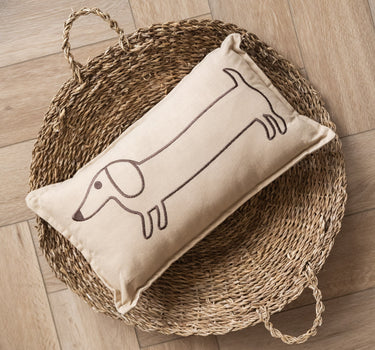 Cushion Dachshund Beige - Things I Like Things I Love