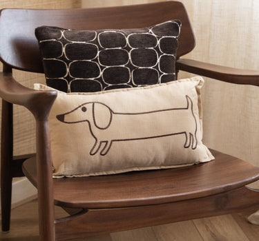 Cushion Dachshund Beige - Things I Like Things I Love
