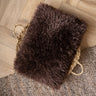 Cushion Doodly Furry Brown - Things I Like Things I Love