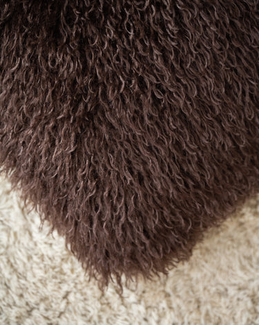 Cushion Doodly Furry Brown - Things I Like Things I Love