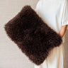 Cushion Doodly Furry Brown - Things I Like Things I Love