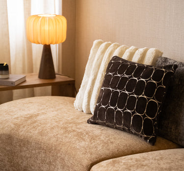 Cushion Dothan Brown 100% feather - Things I Like Things I Love