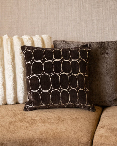 Cushion Dothan Brown 100% feather - Things I Like Things I Love