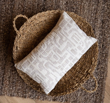 Cushion Fabia Pattern Beige - Things I Like Things I Love