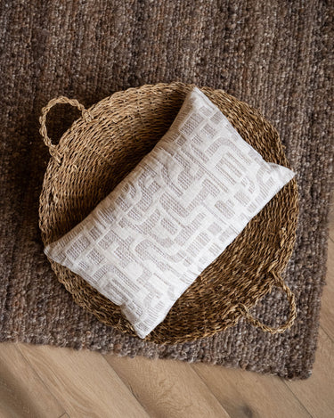 Cushion Fabia Pattern Beige - Things I Like Things I Love