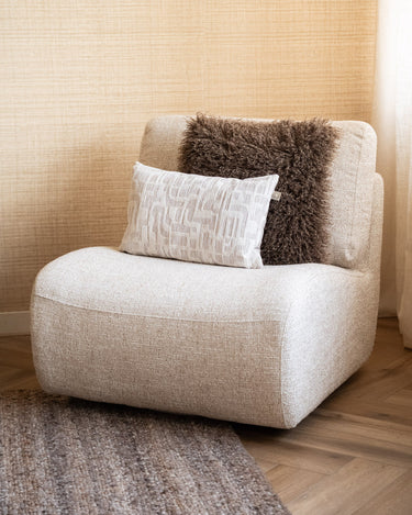 Cushion Fabia Pattern Beige - Things I Like Things I Love