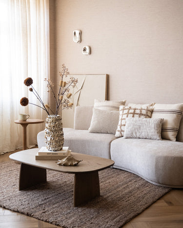 Cushion Fenne Check Beige - Things I Like Things I Love