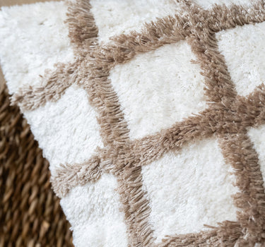 Cushion Fenne Check Beige - Things I Like Things I Love