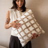 Cushion Fenne Check Beige - Things I Like Things I Love