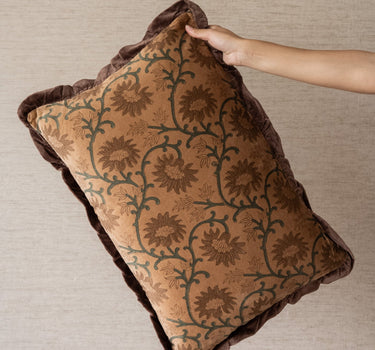 Cushion Floral Ruffles - Things I Like Things I Love