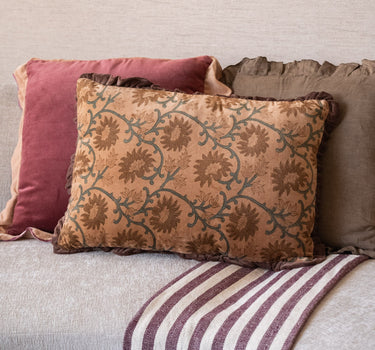 Cushion Floral Ruffles - Things I Like Things I Love