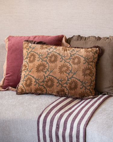 Cushion Floral Ruffles - Things I Like Things I Love