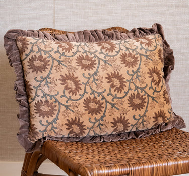 Cushion Floral Ruffles - Things I Like Things I Love