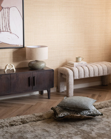 Cushion Frayed Linen Moss Green - Things I Like Things I Love