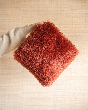 Cushion Frieda Furry Burgundy - Things I Like Things I Love