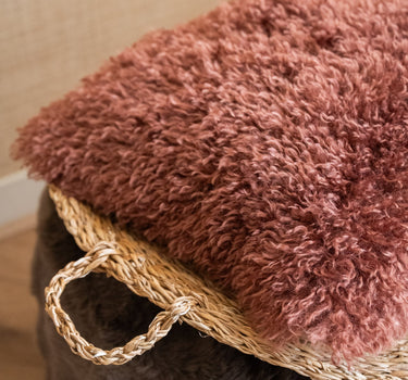 Cushion Frieda Furry Marsala - Things I Like Things I Love