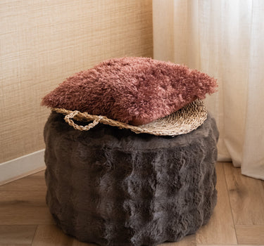 Cushion Frieda Furry Marsala - Things I Like Things I Love