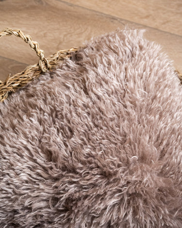 Cushion Frieda Furry Taupe - Things I Like Things I Love
