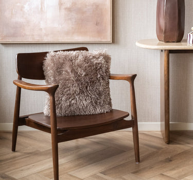 Cushion Frieda Furry Taupe - Things I Like Things I Love