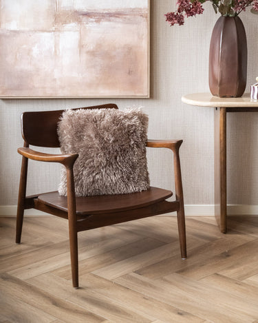 Cushion Frieda Furry Taupe - Things I Like Things I Love