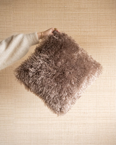 Cushion Frieda Furry Taupe - Things I Like Things I Love
